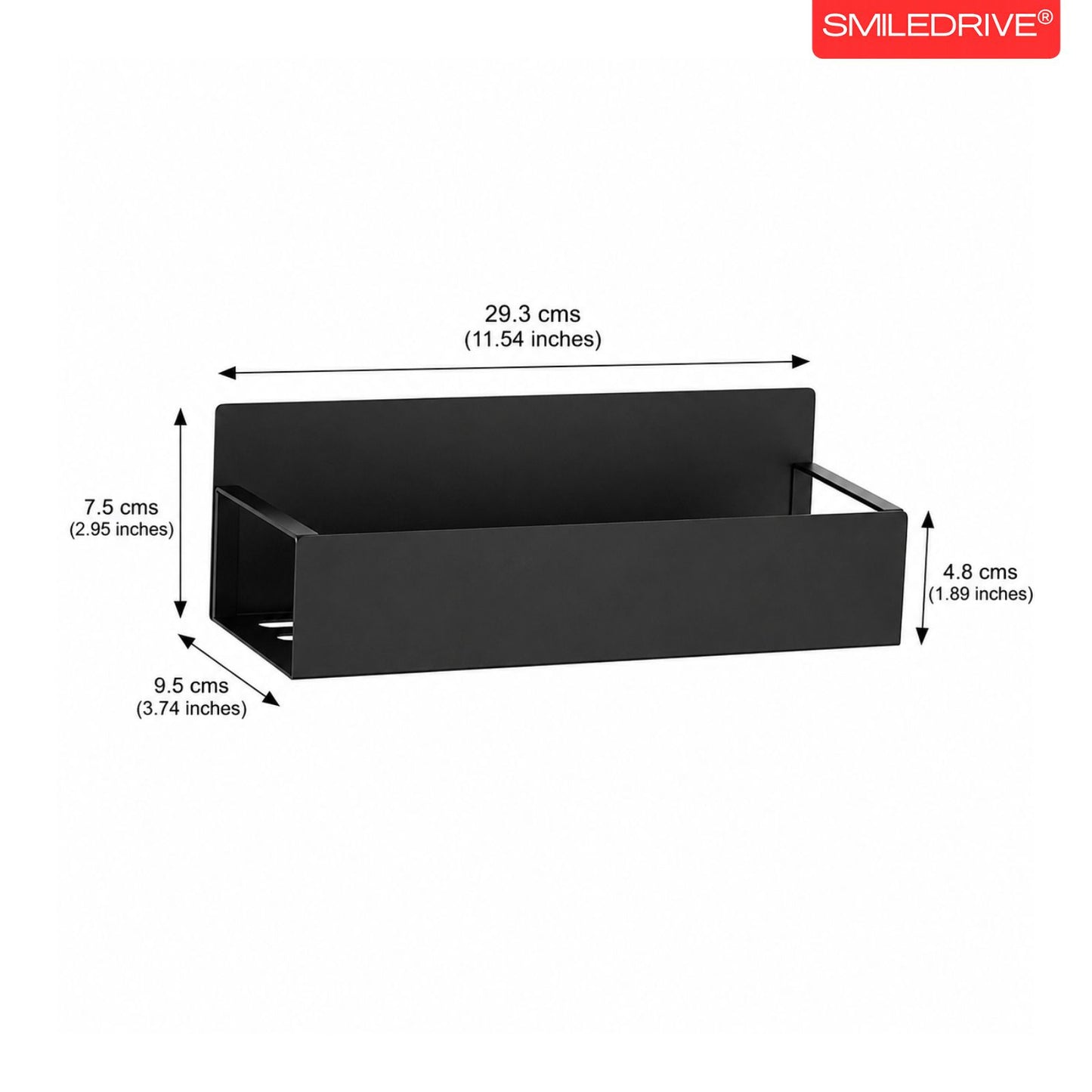 Floating Shelf for Wall | Wall Mounted Metal Shelf | Kitchen Bathroom Wall Rack | No Drill Self Adhesive Washroom Organizer