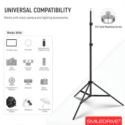 Photo Studio Light Box Product Photography 43 sq cm Lighting Tent with 2 LED-Made in India Photo Booth with a Tripod