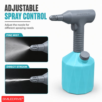 1L Garden Sprayer with Adjustable Mist & Stream | 2000 mAh Rechargeable Battery | USB Charging | Handheld Automatic Sprayer for Plants, Gardening & Household Use