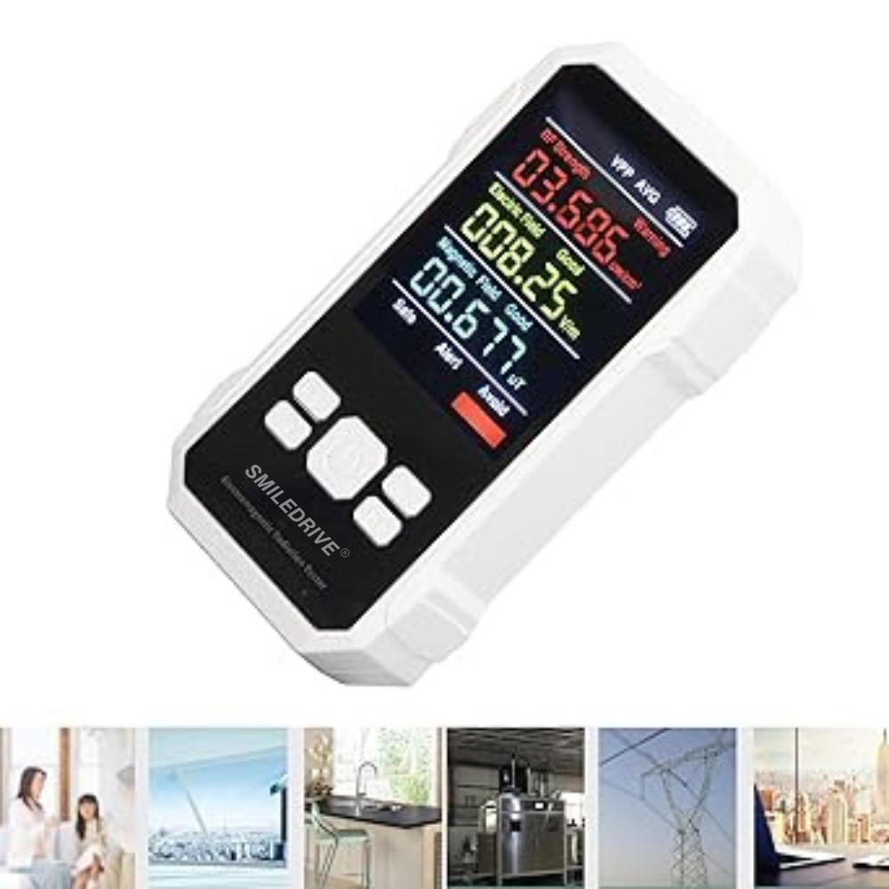 Portable Electromagnetic Radiation EMF Tester Electric Magnetic Field Dosimeter Detector