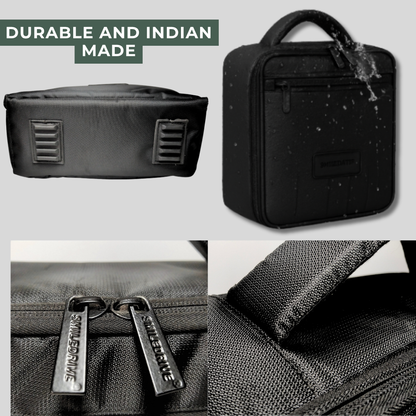 Mini DSLR Camera Bag | Compact, Water-Resistant & Lightweight | Fits DSLR/Mirrorless + 2 Lenses