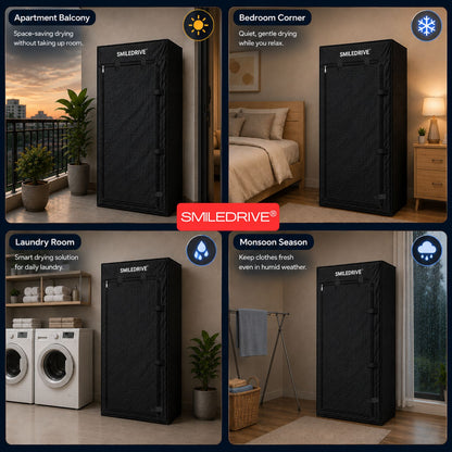 Electric Clothes Dryer Machine | Heavy-Duty 3-Tier Rack | Quick-Dry Technology | Hygienic, Foldable & Space-Saving Design