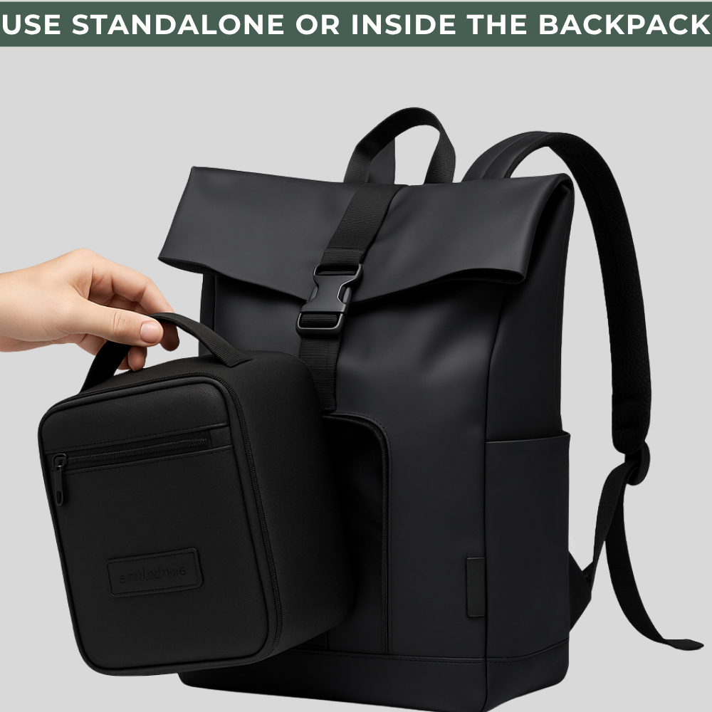 Mini DSLR Camera Bag | Compact, Water-Resistant & Lightweight | Fits DSLR/Mirrorless + 2 Lenses