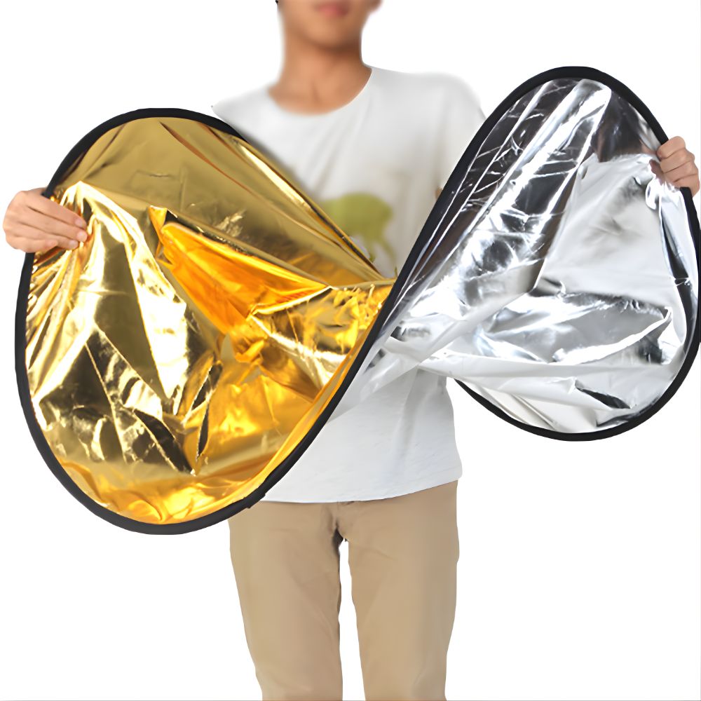 5‑in‑1 Photography Reflector – Camera Reflector & Light Reflector for Photography, Foldable Five in One Reflectors for Studio & Outdoor Shoots