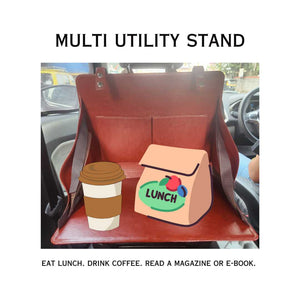 Premium Car Back Seat Organizer Laptop Stand Tray Vehicle Desk Organizer-Made in India