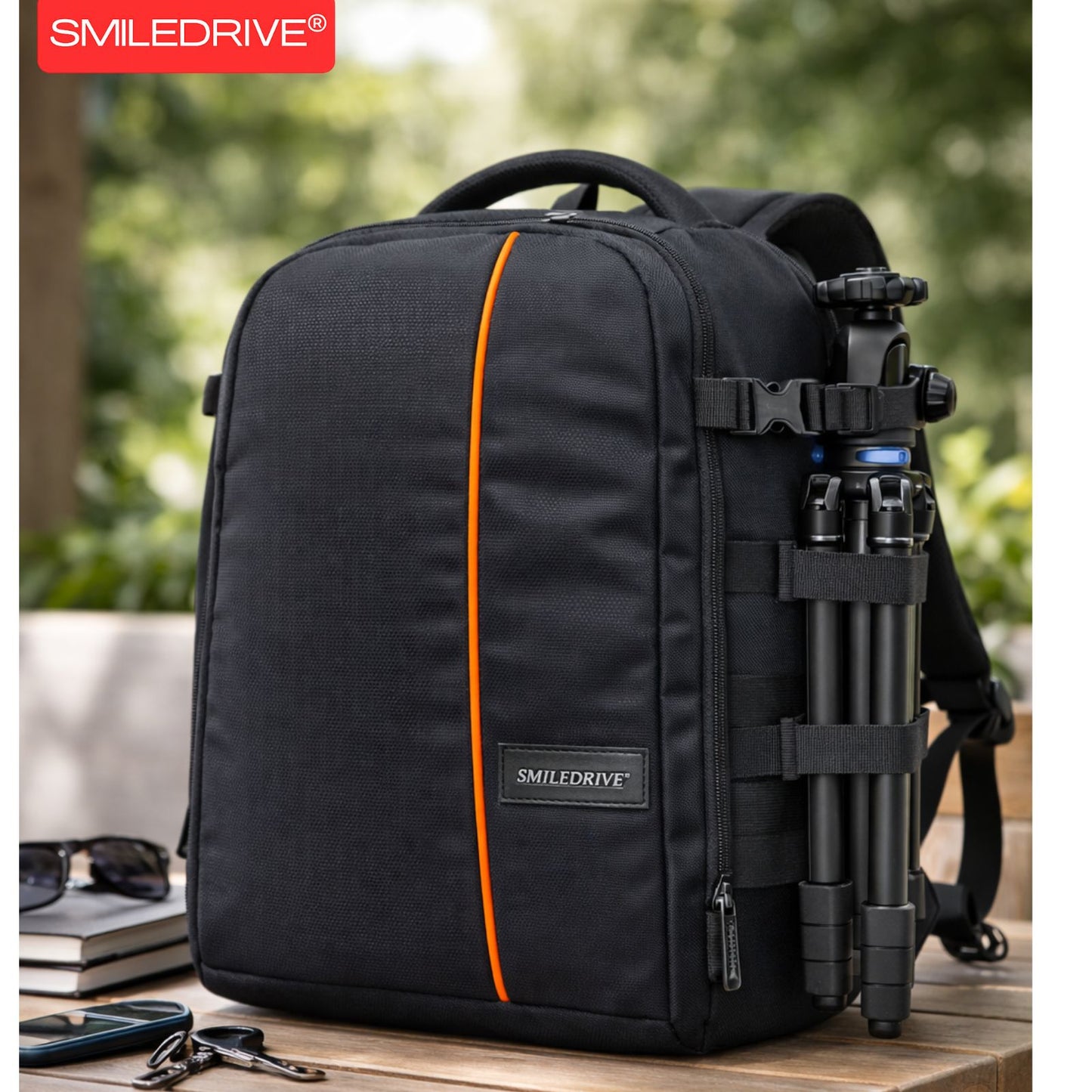 Waterproof DSLR Camera & Laptop Backpack – Lightweight, Durable & Travel-Ready Gear Bag with Top-Side Buckles | Fits Most Common Camera Sizes | Custom Dividers | Rain Cover