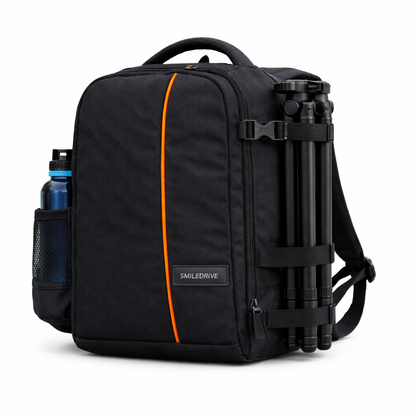 Waterproof DSLR Camera & Laptop Backpack – Lightweight, Durable & Travel-Ready Gear Bag with Top-Side Buckles | Fits Most Common Camera Sizes | Custom Dividers | Rain Cover