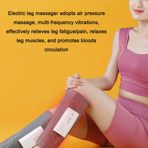 Wireless Leg Calf Massager with 3 Level Heat and Compression for Max Relief