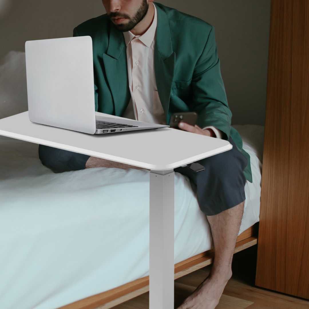 Height Adjustable Table Computer Desk Standing Laptop Work Table ...