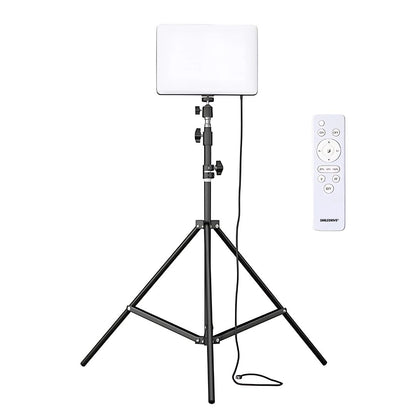 SMILEDRIVE® Photography Light - LED Video Light Panel with 240 SMD Beads & 7ft Tripod – Dimmable 3000K–6500K Lighting Kit for Photography, Videography & Content Creation
