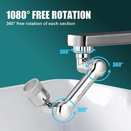 Sink Tap Extension with Full Rotation, Water-Saving, and Multi-Functional