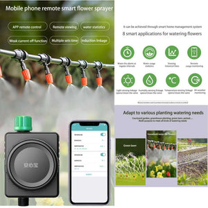 Smart Plant Watering System Wireless Sprinkler Control Device for Garden Hose Faucet Self Watering with WiFi