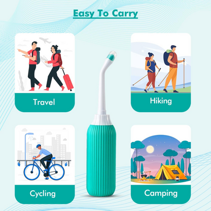 Portable Bidet for Travel–Handheld Spray Bottle Eco-Friendly Handheld Hygiene Solution