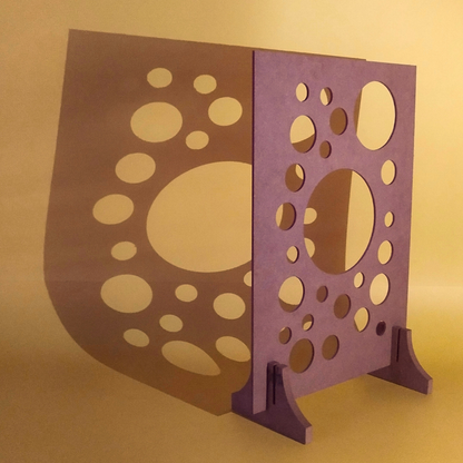 Shadow Board for Photography – Laser-Cut MDF Panel for Creative Light & Shadow Effects | Perfect Prop for Product, Food, Portrait & Studio Photograph