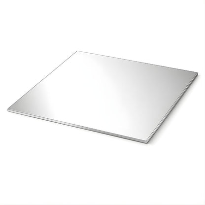 Gold & Silver Reflective Acrylic Display Table Risers for Professional Product Photography – Square 30 × 30 cm – Set of 2 (One Gold, One Silver, One-Sided)
