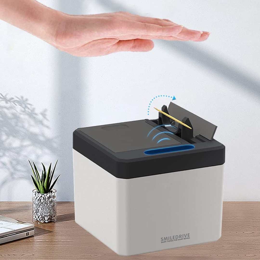 Smiledrive Automatic Toothpick Dispenser Box Smart Toothpick Holder