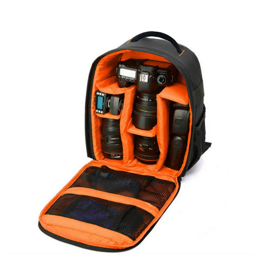 Waterproof Mini DSLR Backpack Camera Bag Backpack with Adjustable Dividers
