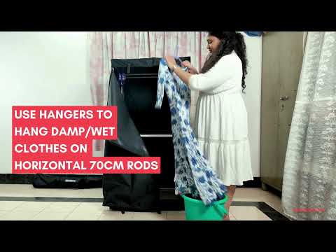 Smiledrive® Clothes Dryer Machine – Heavy-Duty 3-Tier Drying Rack - Dry up to 16 clothes in under 1 hour
