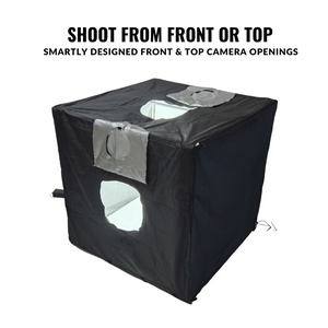 Smiledrive Photography Light Box Photo Studio Booth Soft Box-100 cm, 4 LEDs