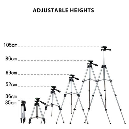 105cm Long Dslr/Mobile Travel Tripod Smiledrive