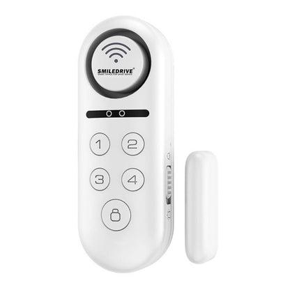 Smart Door Window Open Sensor Alarm WiFi Security System for Home Office with Phone App Alerts and 120dB loud Siren Smiledrive