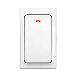 Long Range Kinetic Doorbell Remote Switch Waterproof Transmitter - White Smiledrive