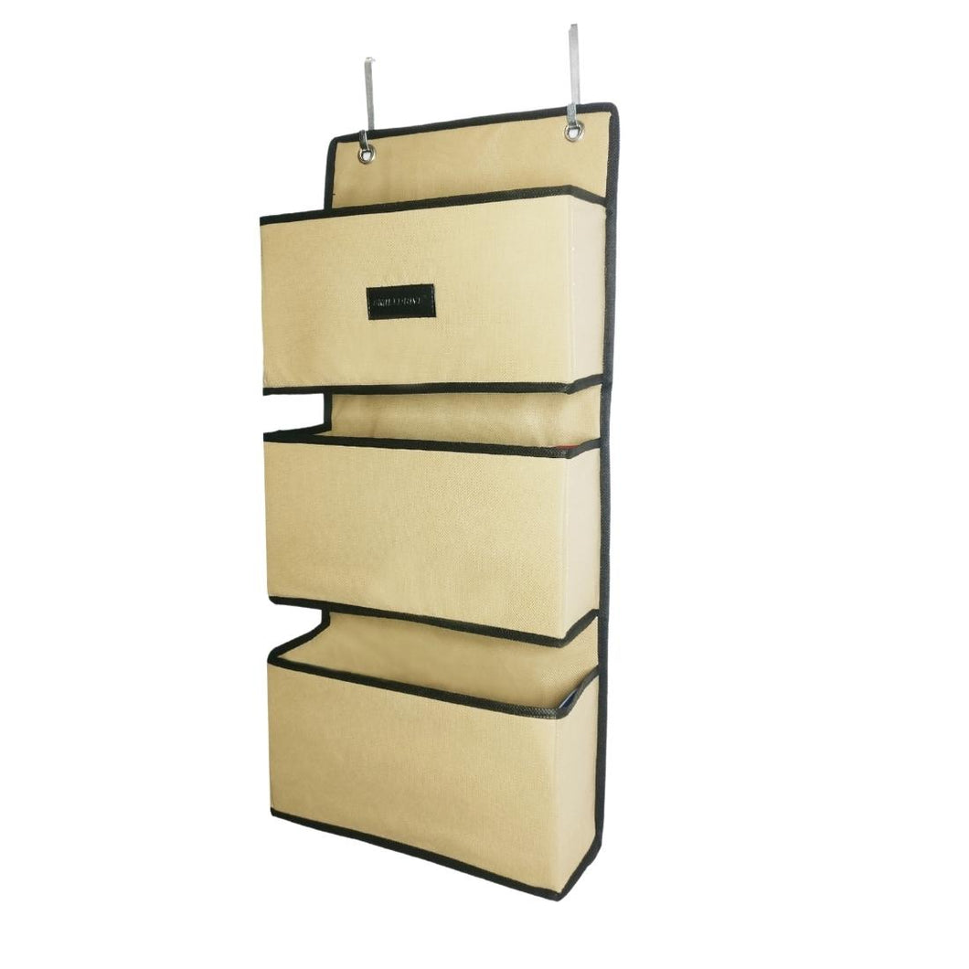 Door Mounted Storage Organizer Wall Hanging Rack Shelf Closet Bag for Bathrooms and Bedrooms Smiledrive