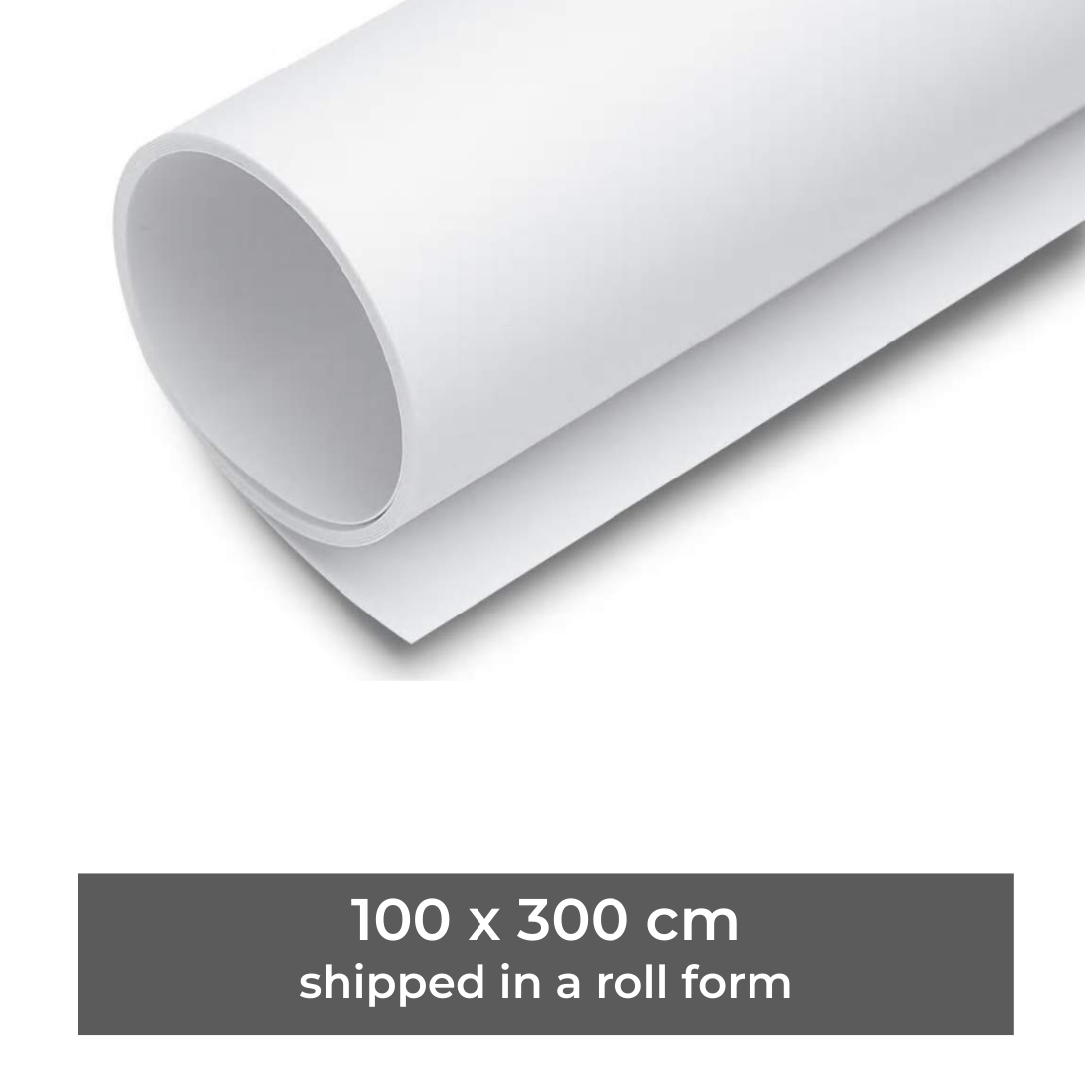 Smiledrive Background Sheet for Photography PVC PP Plastic Washable, Seamless Large Size 100x300cm