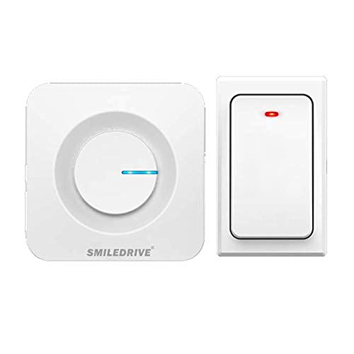 Long Range Kinetic Wireless Remote Doorbell-IP44 Waterproof, 200 M Operating Range, 36 Chimes, No Batteries Required for Transmitter