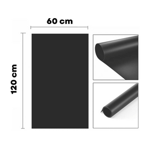 Background for Photography Sheets Studio Photo Backdrops- Washable PP Plastic 60cm x 120 cm (2 pcs, black & white)- Made in India Smiledrive.in