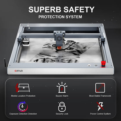 Ortur Laser Master Pro 3 10W Laser Engraver-Most Powerful Engraving Machine for Wood Metal