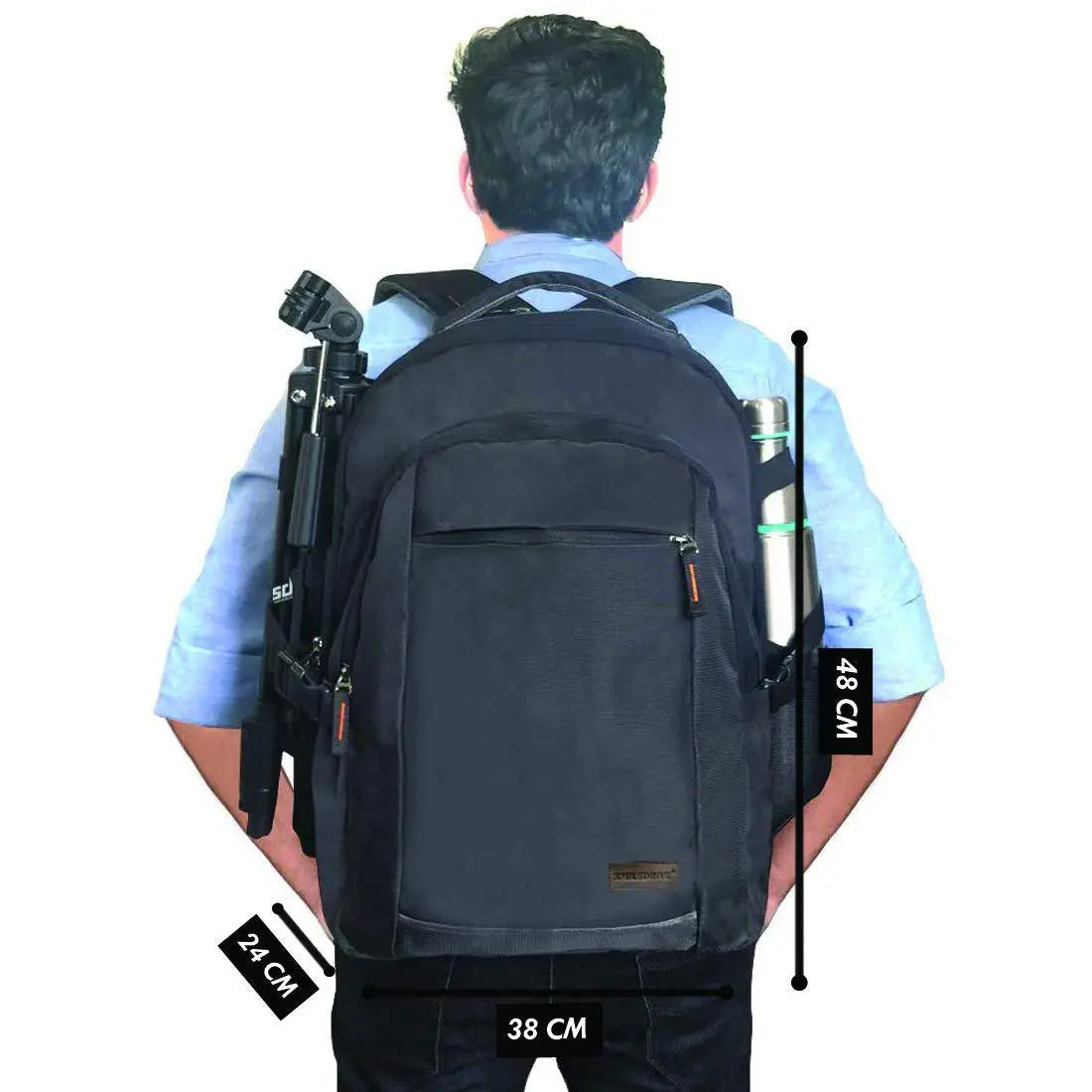 DSLR Camera Laptop Backpack Bag with Adjustable Grids-Made in India smiledrive