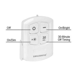 Easy Mount LED Light Set with Wireless Remote Control-Works with AAA Batteries (Not Included) Smiledrive