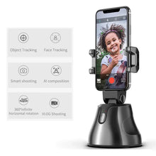 Load image into Gallery viewer, Face Tracking Smart Mobile Stand Selfie Stick Holder Gimbal for Smartphones with Auto Object Tracker 360° Rotatable Smiledrive