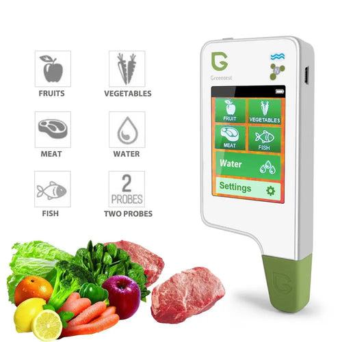 Greentest Digital Food Tester, Nitrate Detector for Fruits, Vegetables, Meat, Fish, TDS Meter To Test Water Smiledrive