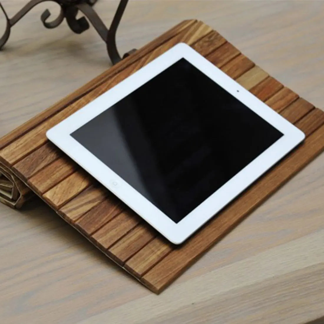 Handmade Sofa Arm Folding Wood Tray Table for Wine, Beer, Whisky -Made in India Smiledrive