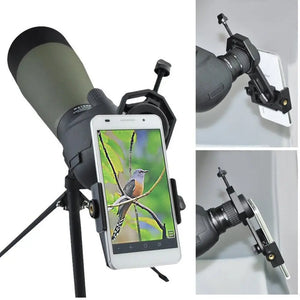 Mobile Binocular Adapter Mount-Smart Phone Connector for Telescope Microscopes Monoculars Smiledrive
