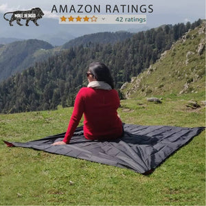 Outdoor Beach Picnic Mat Camping Gear Easily Foldable Blanket- 100% Made-in-India Smiledrive