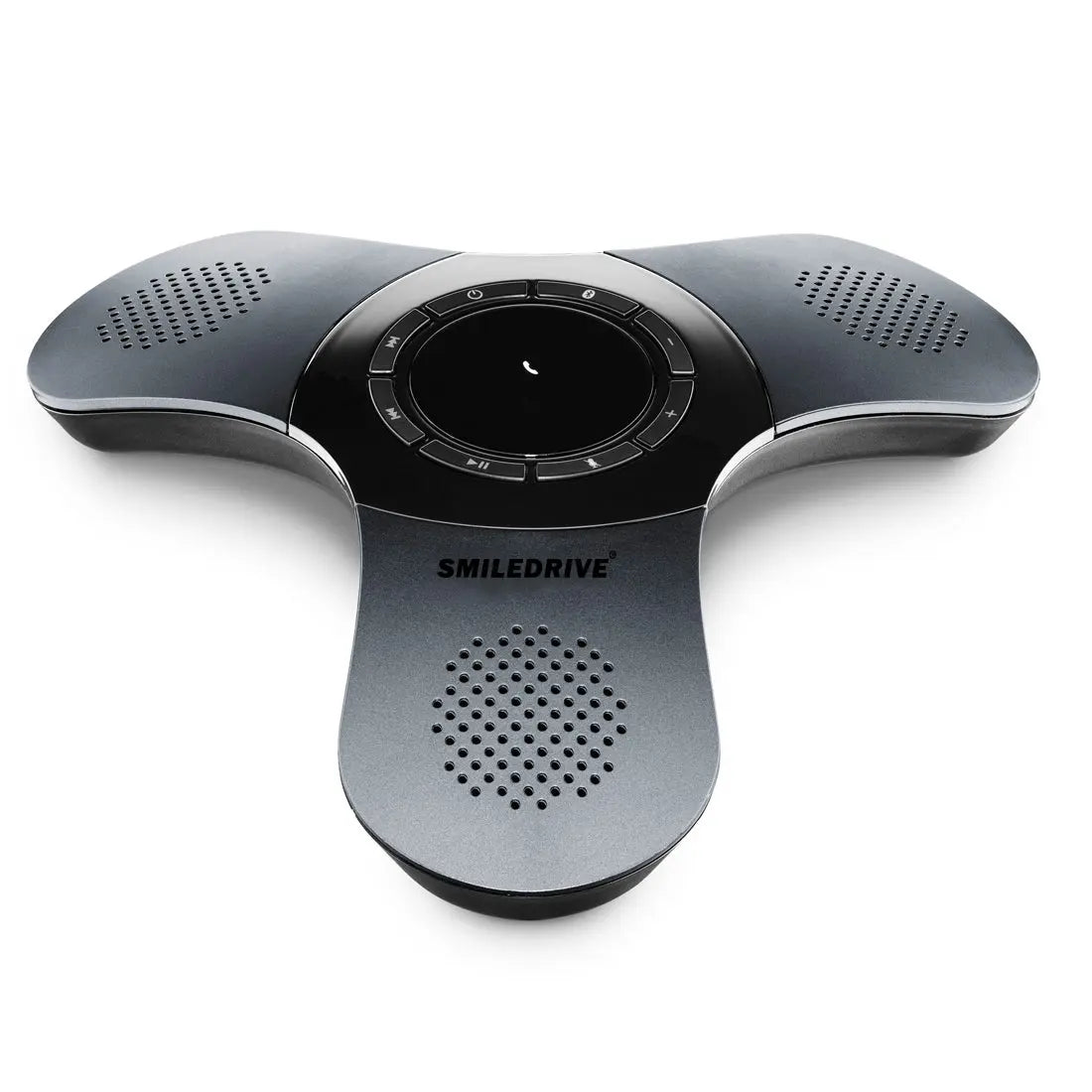 Portable Bluetooth Mobile Conference Call Speaker with Omnidirectional Mic, Echo & Noise Cancellation Smiledrive
