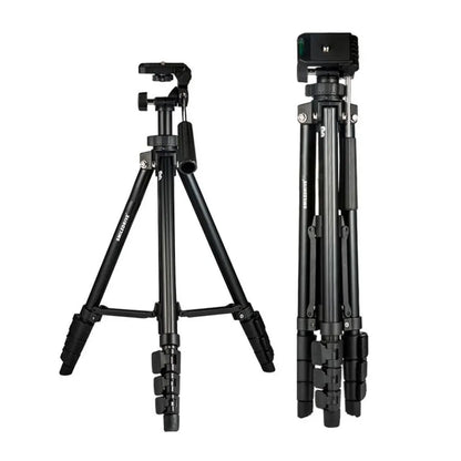 Professional Portable Camera Tripod for DSLRs, Smart Phones, Action Cameras-Max Length 56 Smiledrive