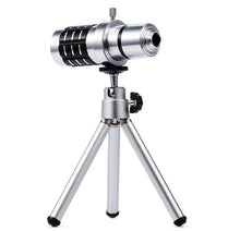 Load image into Gallery viewer, Samsung 12x Telescope Zoom Lens Kit with Tripod and Back Case - All Models Available Smiledrive