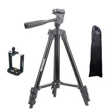 Load image into Gallery viewer, Smiledrive 105 cm Portable Tripod Stand Holder for Mobile Phones &amp; Camera, Photo/Video Shoot Smiledrive