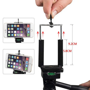 Smiledrive 105 cm Portable Tripod Stand Holder for Mobile Phones & Camera, Photo/Video Shoot Smiledrive