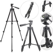 Load image into Gallery viewer, Smiledrive 105 cm Portable Tripod Stand Holder for Mobile Phones &amp; Camera, Photo/Video Shoot Smiledrive