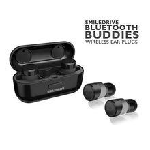 Load image into Gallery viewer, Smiledrive Bluetooth Wireless in-Ear Earbuds Headphone with Wireless Charging Case - Black Smiledrive