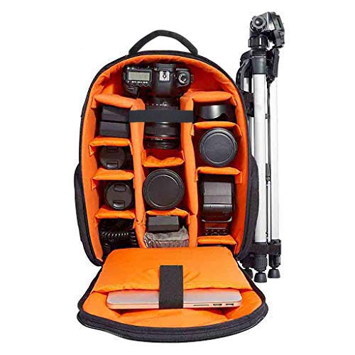 HIFFIN Backpack Camera Bag with Laptop Compartment for DSLR Camera L   HIFFIN